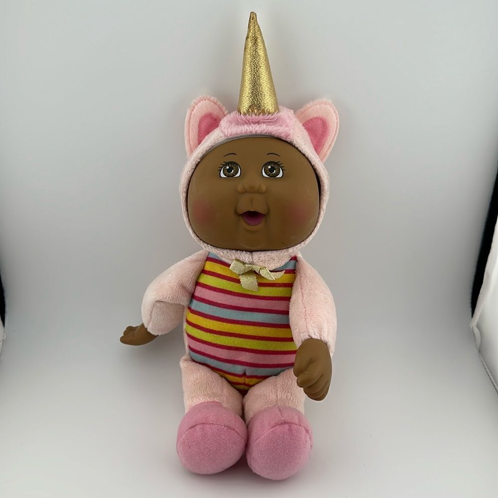 Cabbage Patch Kids Collectible Cuties Doll Fantasy Friends Pink Unicorn 12”